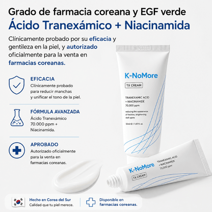 K-NoMore-Tratamiento Coreano para manchas y piel luminosa